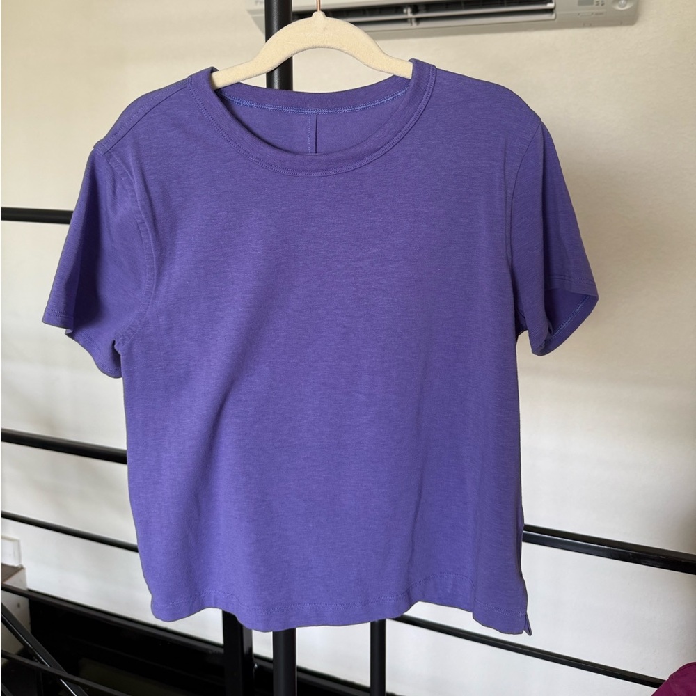 Lululemon Classic-Fit Cotton-Blend T-Shirt in Wild Indigo